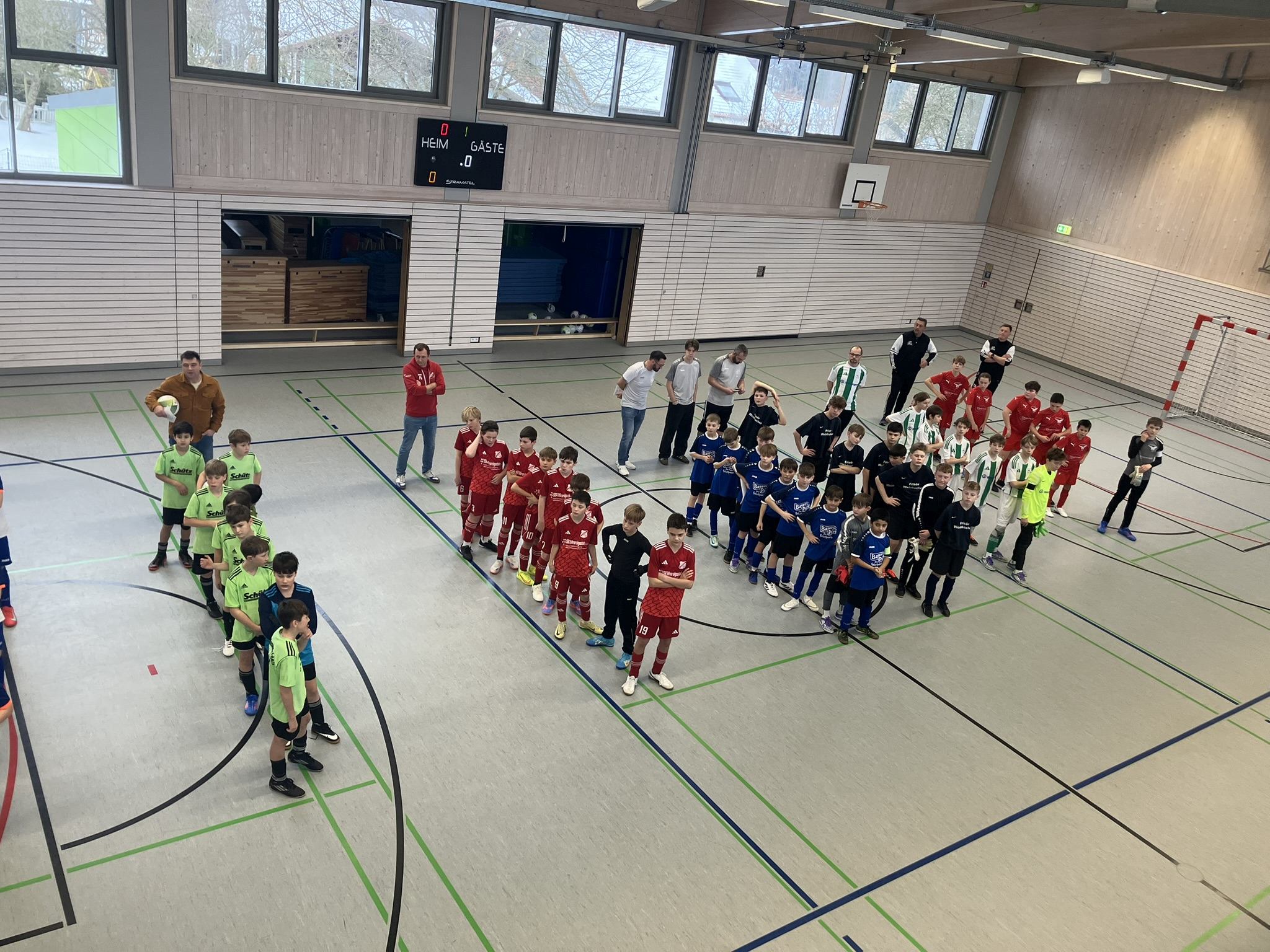 Spannende Spiele beim Hallenturnier der SG Haselbach-Mitterfels